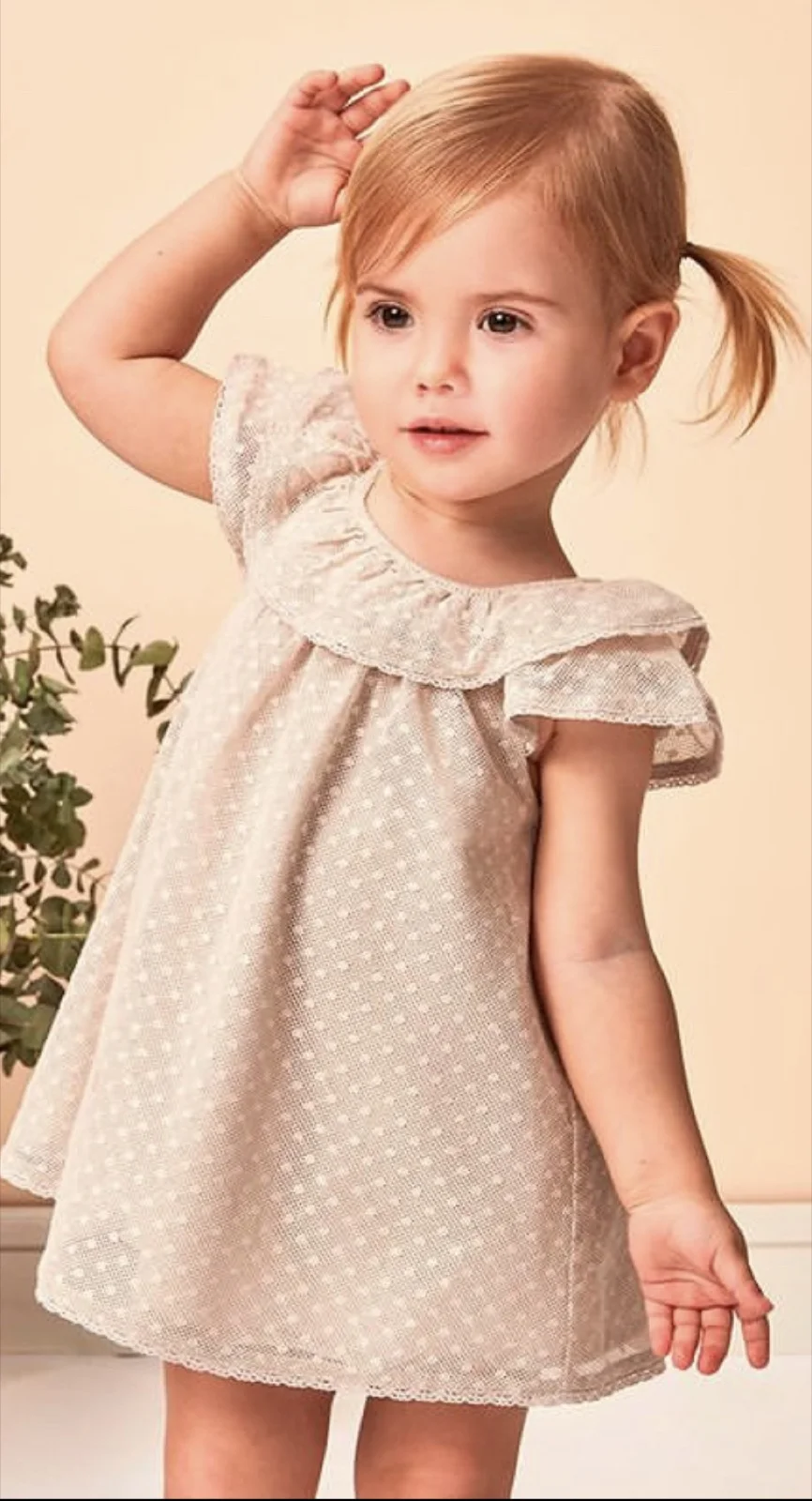 Embroidered Mesh Dress view 3