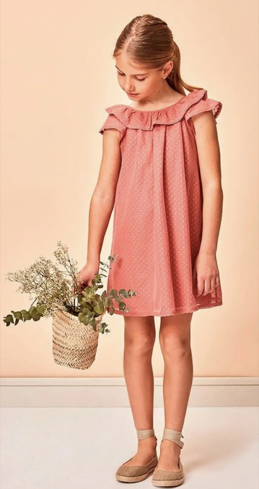 Embroidered Mesh Dress view 4