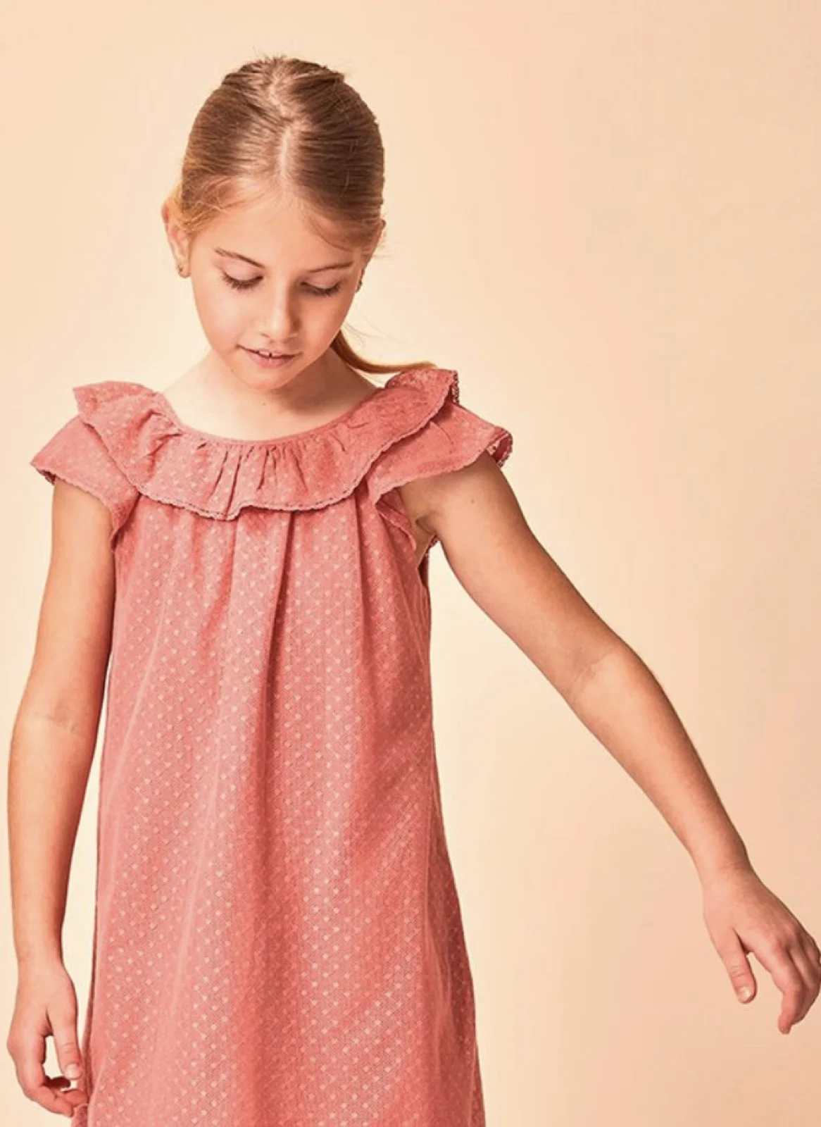 Embroidered Mesh Dress view 5