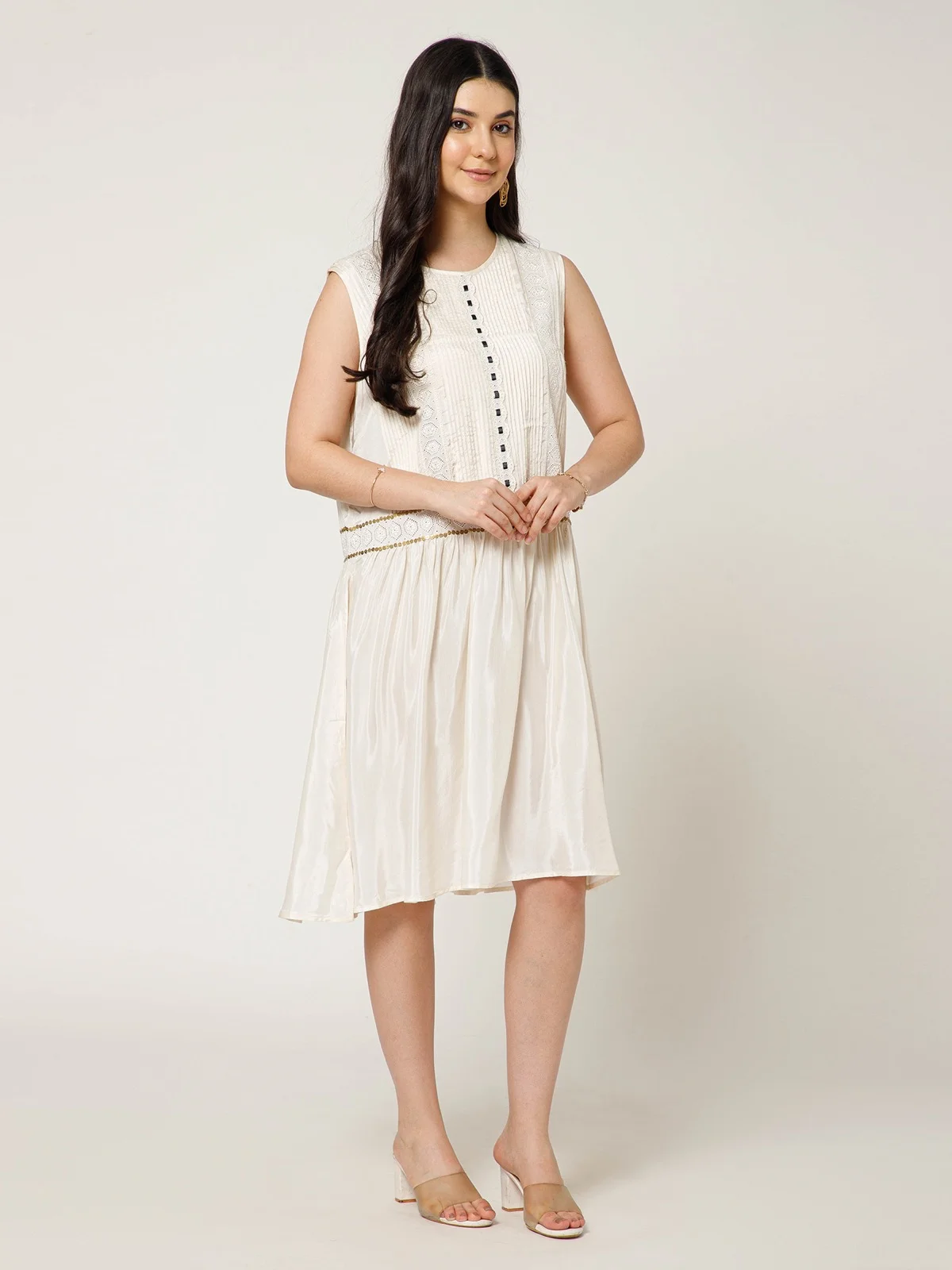 Viscose Santone Pleated Tunic 5 view 3