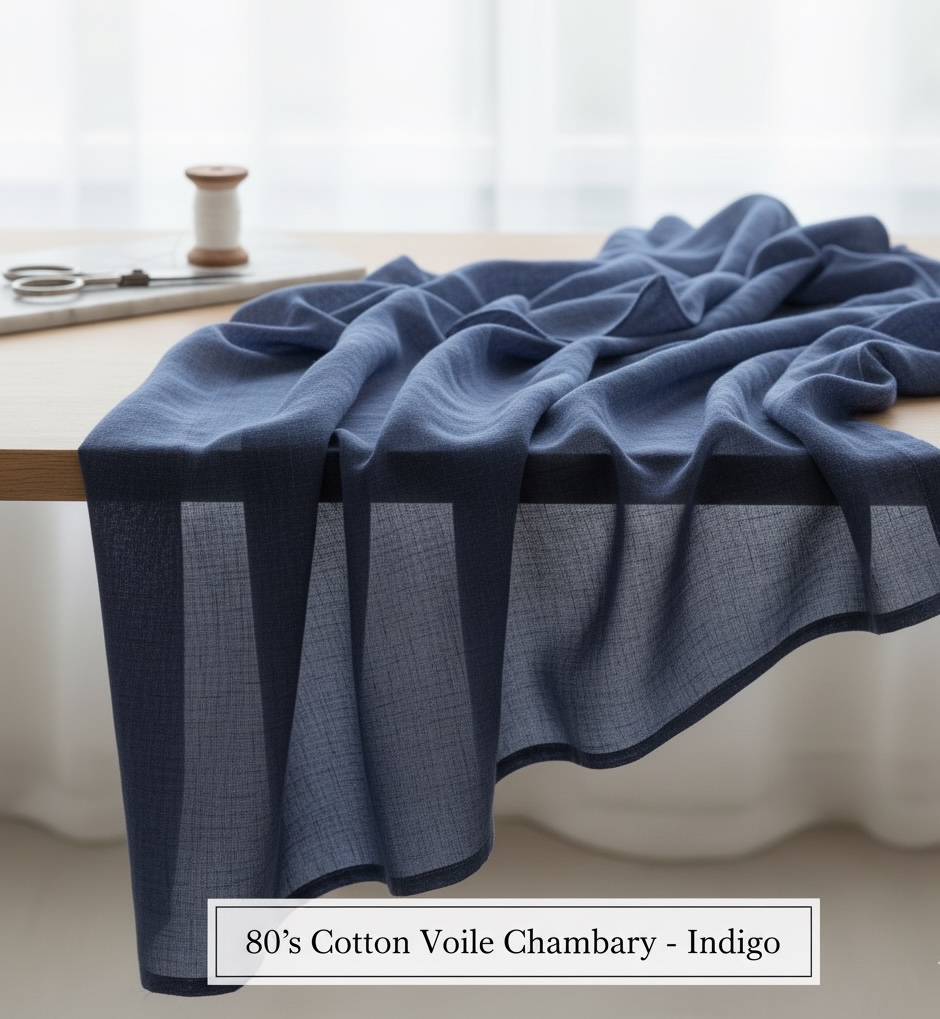 Cotton Voile Chambray